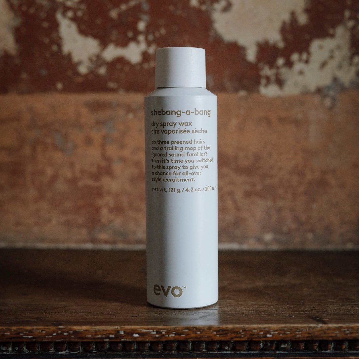 Shebang-a-bang dry spray wax by EVO